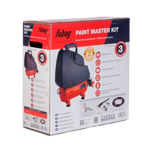 FUBAG Компрессорный набор Paint Master Kit безмасляный компрессор + 3 предмета в Биробиджане фото