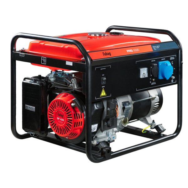 Бензиновый генератор FUBAG PRG 5000 + Комплект колес и ручек для электростанций в ПОДАРОК в Биробиджане фото