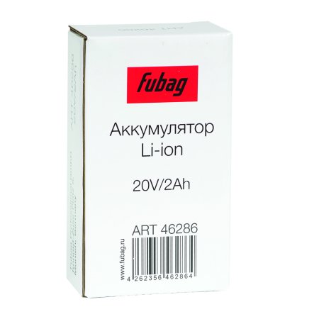 Аккумуляторная батарея FLI5S1P1202 Li-ion к бензиновым газонокосилкам FUBAG с электростартером и минирайдеру (20V/2Ah) в Биробиджане фото