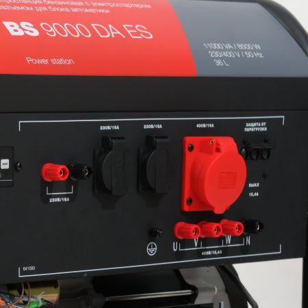 Бензиновый генератор FUBAG BS 9000 DA ES (трехфазный) с электростартером и коннектором автоматики в Биробиджане фото