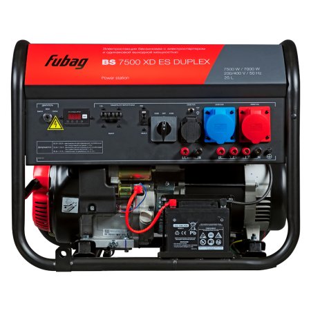 Бензиновый генератор FUBAG BS 7500 XD ES DUPLEX в Биробиджане фото