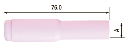 FUBAG    Сопло керамическое №7L ф11 FB TIG 17-18-26 (2 шт.) в Биробиджане фото