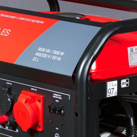 Бензиновый генератор FUBAG BS 8000 DA ES (трехфазный) с электростартером и коннектором автоматики в Биробиджане фото