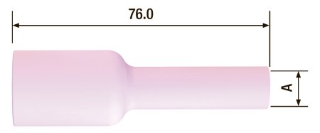 FUBAG Сопло керамическое для газовой линзы №5L ф8 FB TIG 17-18-26 (2 шт.) в Биробиджане фото