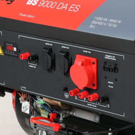 Бензиновый генератор FUBAG BS 9000 DA ES (трехфазный) с электростартером и коннектором автоматики в Биробиджане фото