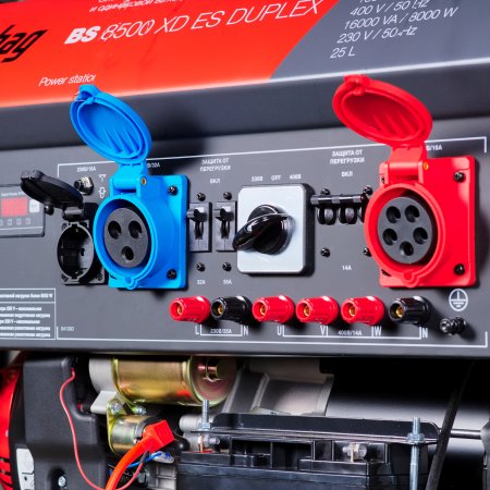 Бензиновый генератор FUBAG BS 8500 XD ES DUPLEX для одно и трехфазного режимов работы в Биробиджане фото