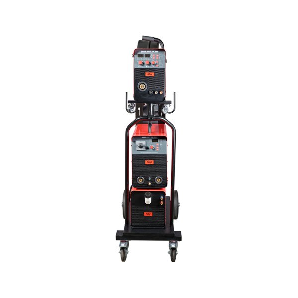 Полуавтомат сварочный FUBAG INMIG 500T DW SYN + подающий механизм DRIVE INMIG DW SYN + шланг-пакет 5 метров 70 мм2 14 pol с жидкостным охлаждением для INMIG 500T DW SYN + горелка FB 500 3m + блок жидкостного охлаждения Cool 70 + тележка для аппаратов в Биробиджане фото