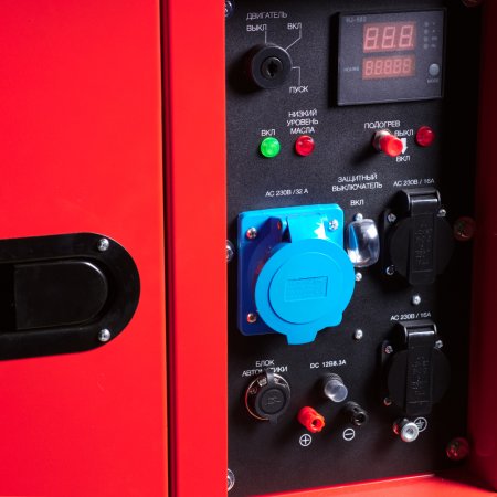 FUBAG Дизельный генератор с электростартером и коннектором автоматики DS 6500 AC ES (кожух) в Биробиджане фото