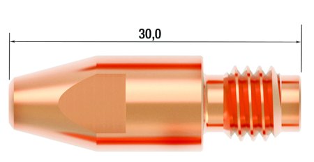 FUBAG Контактный наконечник M8 X 30мм CUCRZR 0.8мм /.030 дюйма в Биробиджане фото