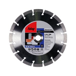 Алмазный отрезной диск FUBAG Universal Extra_ диам. 230/22.2 в Биробиджане фото