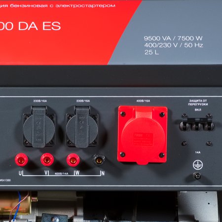 Бензиновый генератор FUBAG BS 8000 DA ES (трехфазный) с электростартером и коннектором автоматики в Биробиджане фото