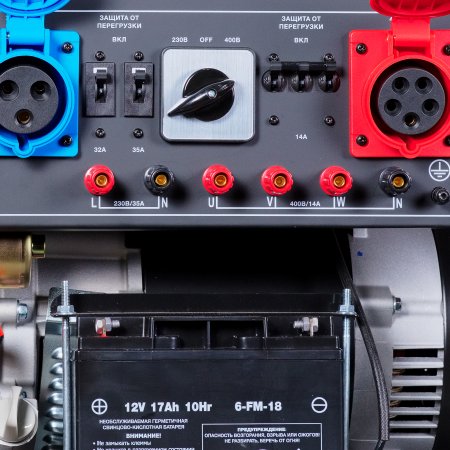 Бензиновый генератор FUBAG BS 8500 XD ES DUPLEX для одно и трехфазного режимов работы в Биробиджане фото