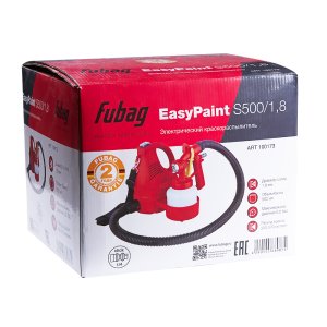 FUBAG Электрический краскораспылитель EasyPaint S500/1.8 с верхним бачком в Биробиджане фото